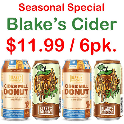 Blake's Cider 6 Pack Special