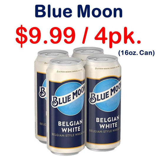 Blue Moon Belgian White 16oz. Can Special