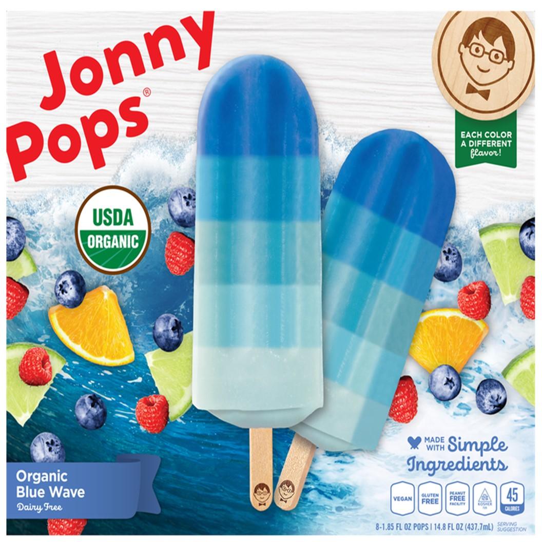 Jonny Pops Blue Wave Water Pops 14.8oz.