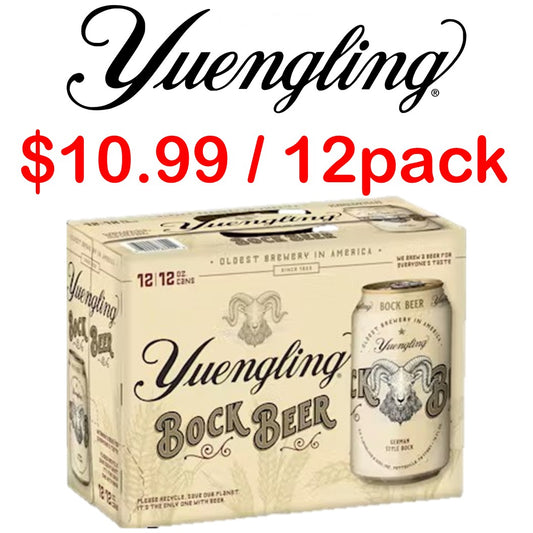 Yuengling Bock Beer 12Pack Special