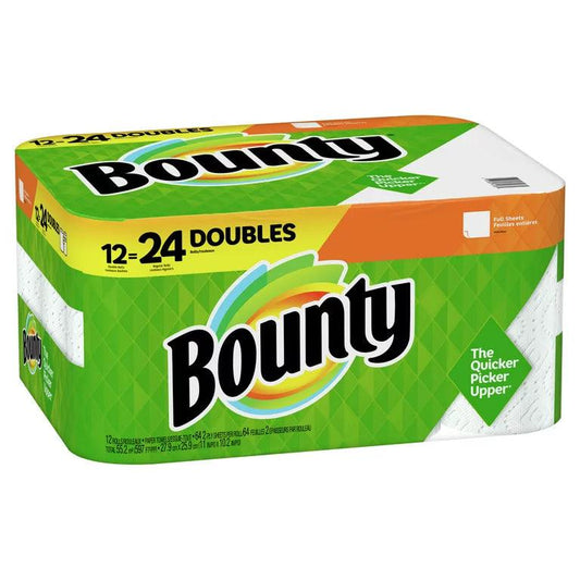Bounty Paper Towel 12=24 Doubles Full Sheets - East Side Grocery