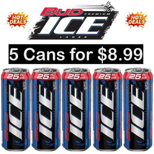 Bud Ice 25oz. Can Special