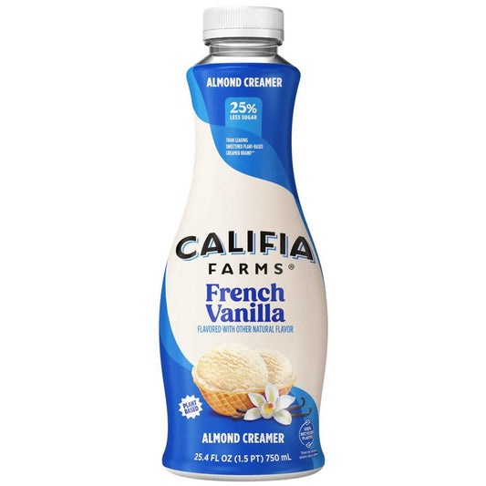 Califia Almond Milk Creamer French Vanilla 25.4oz. - East Side Grocery