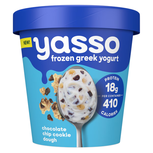 Yasso Frozen Greek Yogurt Chocolate Chip Cookie Dough 14oz.