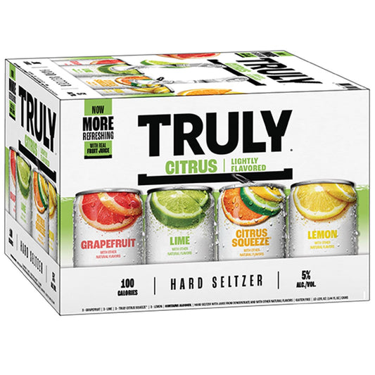 Truly Hard Seltzer Citrus Mix Variety Pack 12oz. Can