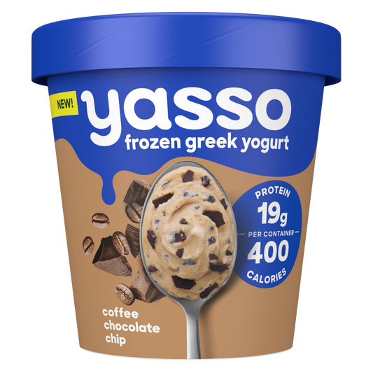 Yasso Frozen Greek Yogurt Coffee Chocolate Chip 14oz.