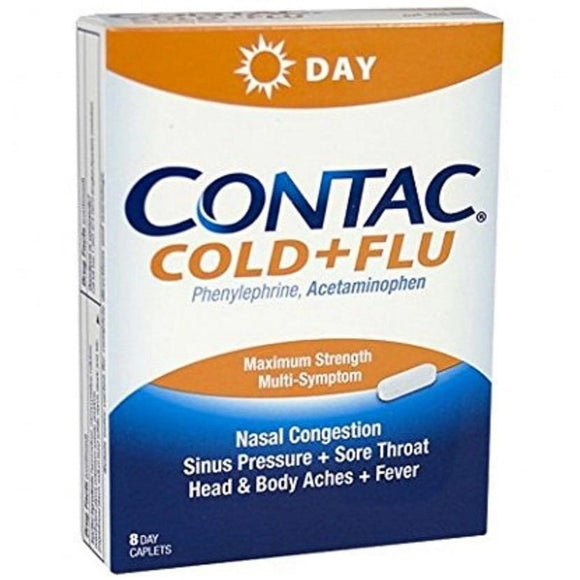 Contac Cold & Flu 8 Caplets - East Side Grocery