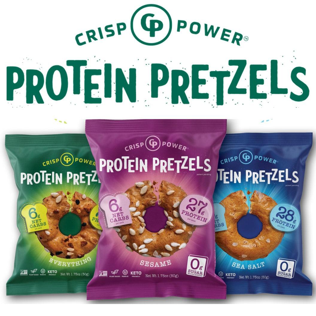 Crisp Power Protein Pretzels 1.75oz.