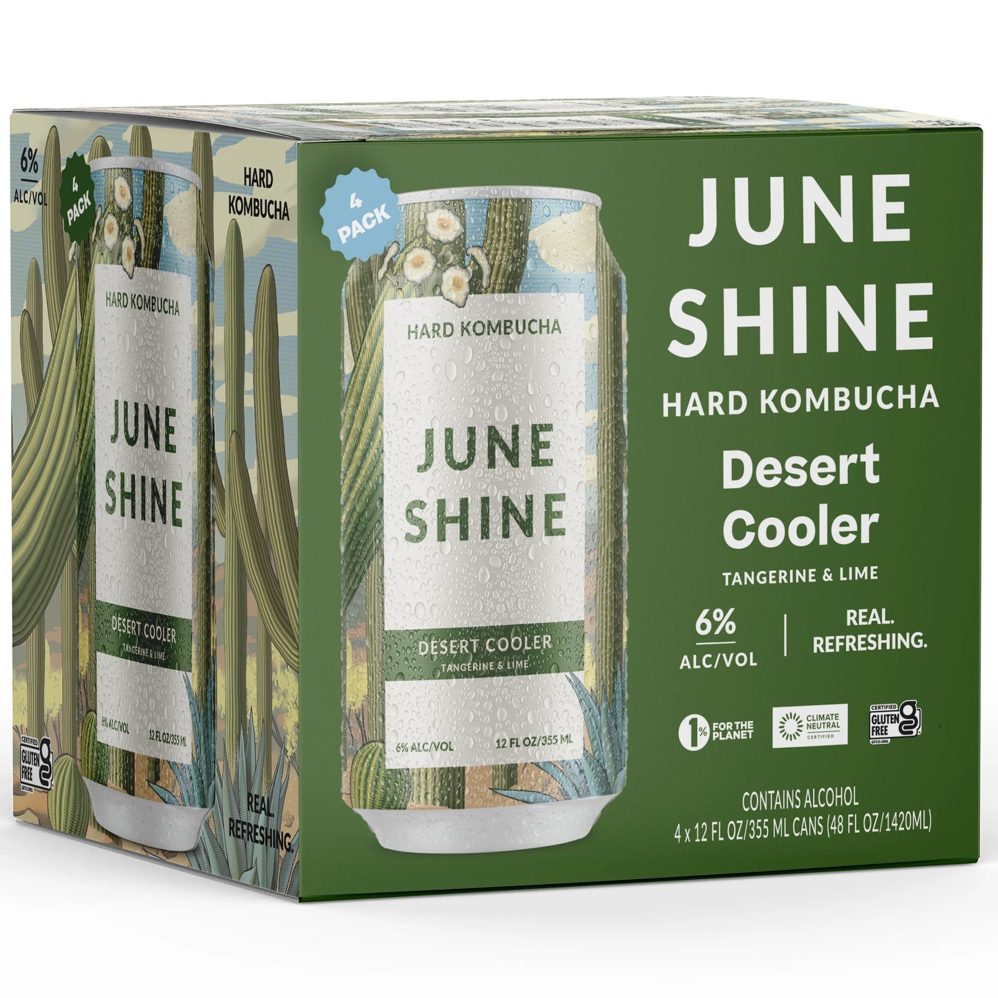 Juneshine Hard Kombucha Desert Cooler 12oz. Can