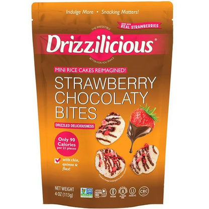 Drizzilicious Strawberry Chocolaty Bites 4oz.