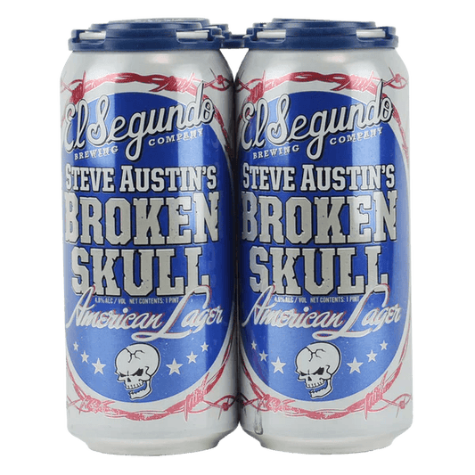 El Segundo Steve Austin's Broken Skull American Lager 16oz. Can - East Side Grocery