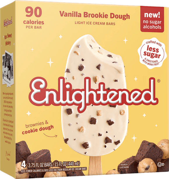 Enlightened Light Vanilla Brookie Dough Bar - East Side Grocery