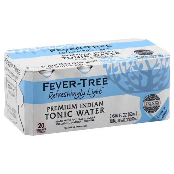 Fever Tree Refreshingly Light Tonic 5.07oz. Can - East Side Grocery