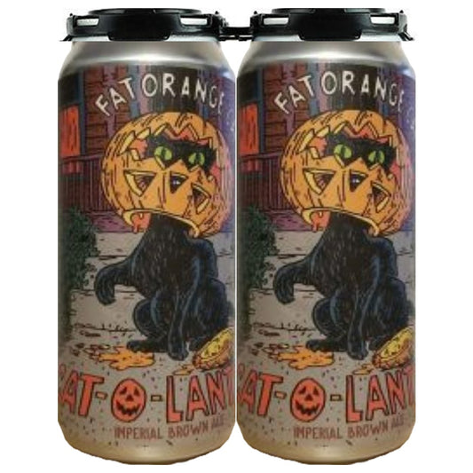Fat Orange Cat Cat-O-Lantern 16oz. Can