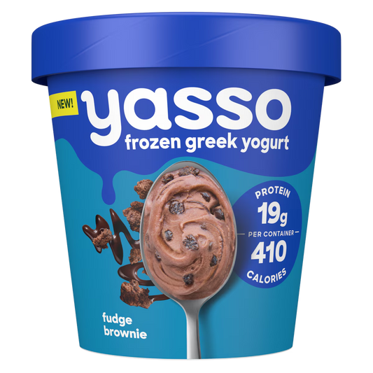 Yasso Frozen Greek Yogurt Fudge Brownie 14oz.