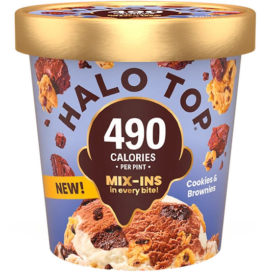 Halo Top MIX-INS Cookies & Brownies 16oz.