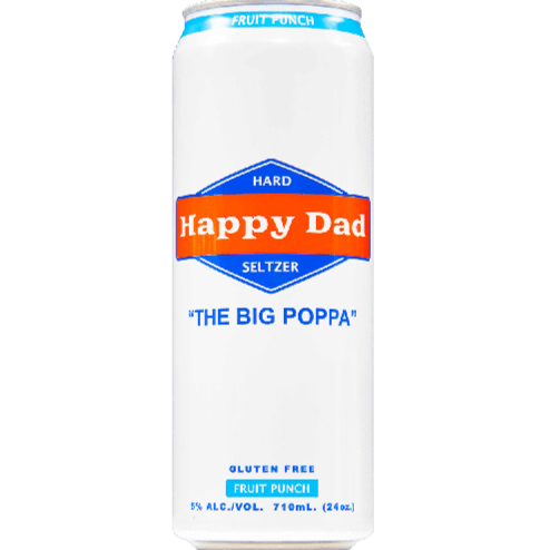 Happy Dad Hard Seltzer Fruit Punch 24oz. Can - East Side Grocery