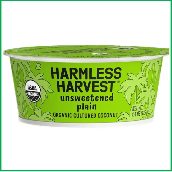 Harmless Harvest Vegan Yogurt Plain 4.4oz. - East Side Grocery