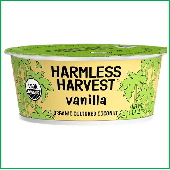 Harmless Harvest Vegan Yogurt Vanilla 4.4oz. - East Side Grocery