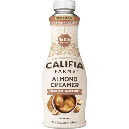 Califia Almond Creamer Toasted Hazelnut 25.4oz.