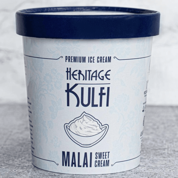 Heritage Kulfi Malai Sweet Cream Pint - East Side Grocery