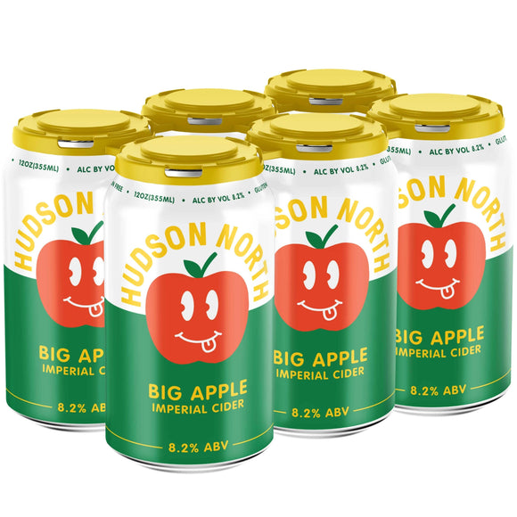 Hudson North Big Apple Imperial Cider 12oz. Can - East Side Grocery