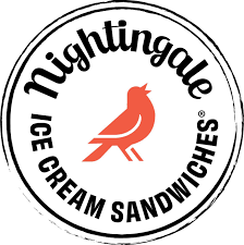Nightingale Ice Cream Sandwich Raspberry Croissant 5.3oz.