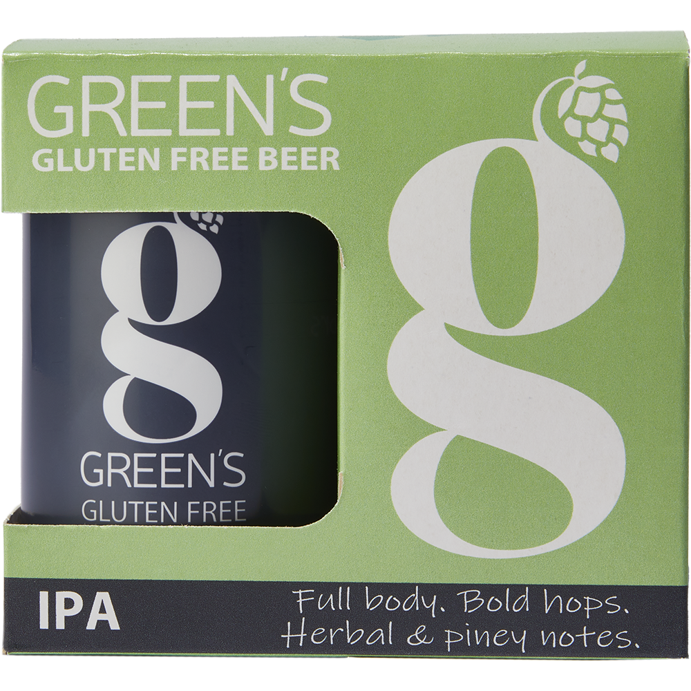 Green's Gluten Free IPA 12oz. Can