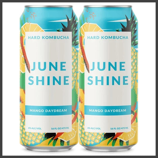 Juneshine Hard Kombucha Mango Daydream 16oz. Can - East Side Grocery