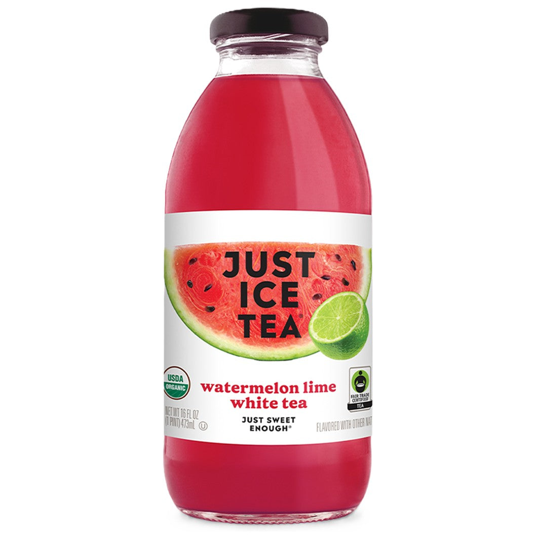 Just Ice Tea Watermelon Lime White Tea 16oz.