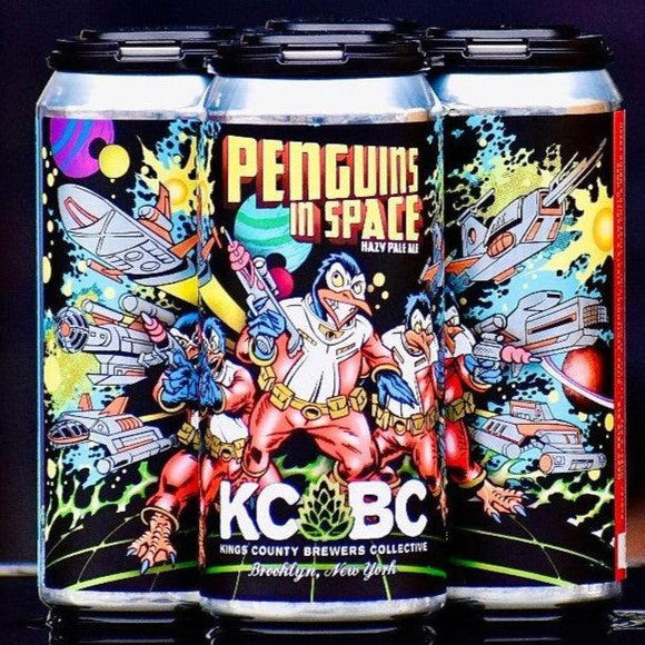 KCBC Penguins in Space 16oz. Can - East Side Grocery