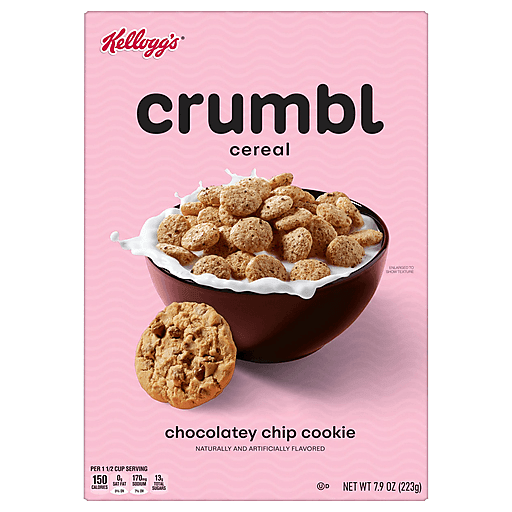 Kellogg's Crumbl Chocolatey Chip Cookie Cereal - East Side Grocery