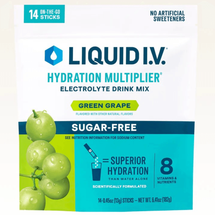 Liquid I.V. Hydration Multiplier Sugar Free Green Grape - East Side Grocery