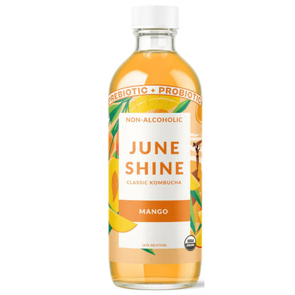 Junshine Kombucha Mango 16oz.