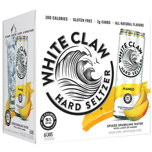 White Claw Hard Seltzer Mango 12oz. Can