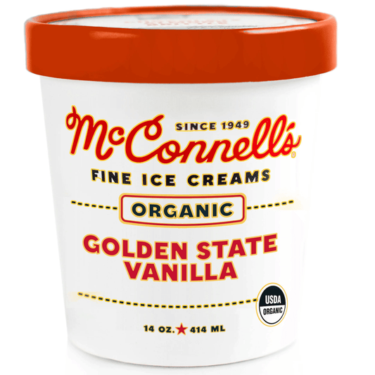 McConnell's Organic Ice Cream Golden State Vanilla - East Side Grocery