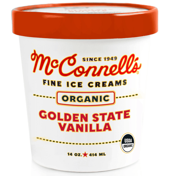 McConnell's Organic Ice Cream Golden State Vanilla - East Side Grocery