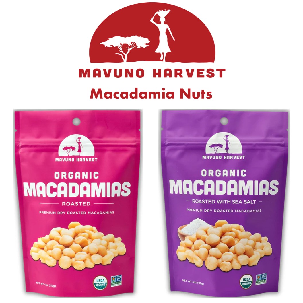 Mavuno Harvest Organic Macadamia Nuts 4oz.