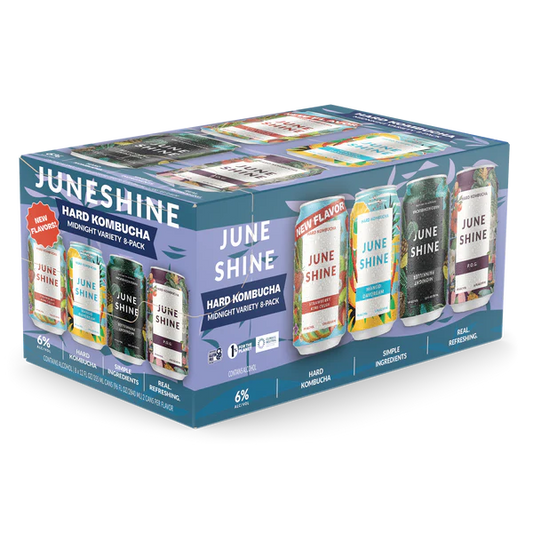 Juneshine Hard Kombucha Midnight Variety Pack 12oz. Can