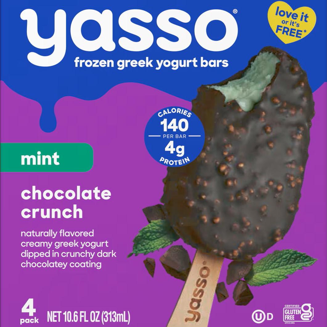 Yasso Frozen Greek Yogurt Bar - Mint Chocolate Crunch