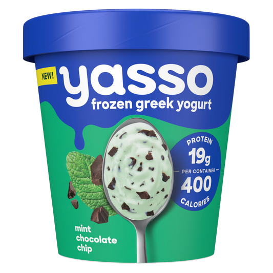 Yasso Frozen Greek Yogurt Mint Chocolate Chip 14oz.
