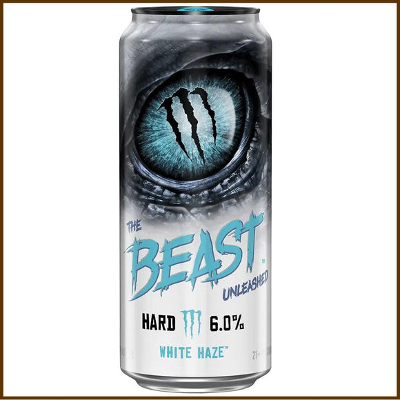 Monster The Beast Unleashed White Haze 16oz. Can - East Side Grocery