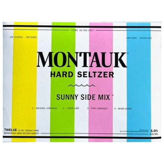 Montauk Hard Seltzer Sunny Side Mix 12oz. Can - East Side Grocery