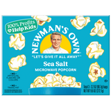 Newman's Own Microwave Popcorn 9.6oz. - East Side Grocery