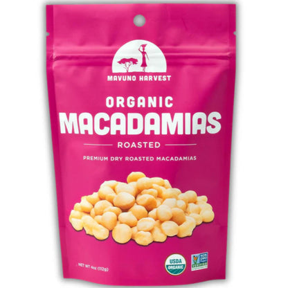 Mavuno Harvest Organic Macadamia Nuts 4oz.