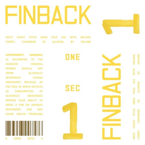 Finback One Sec 16oz. Can