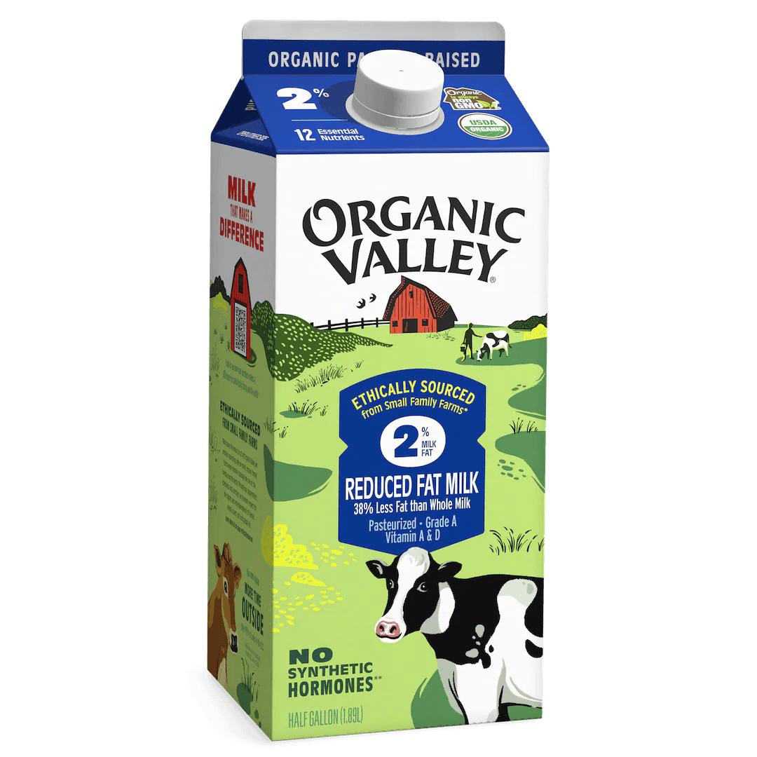 Organic Valley 2% Milk Half Gallon - East Side Grocery