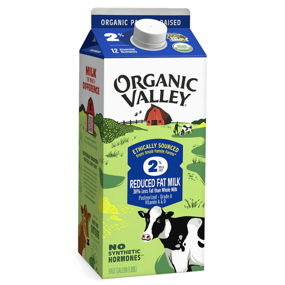 Organic Valley 2% Milk Half Gallon - East Side Grocery
