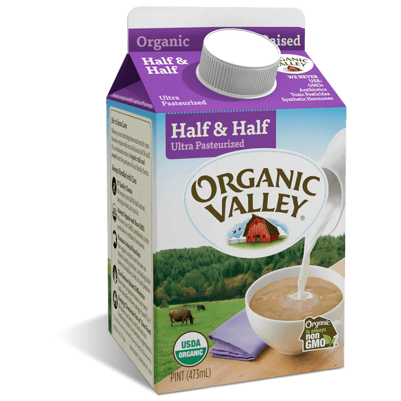 Organic Valley Half and Half Pint - East Side Grocery