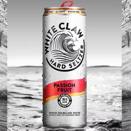 White Claw Hard Seltzer Passionfruit 12oz. Can